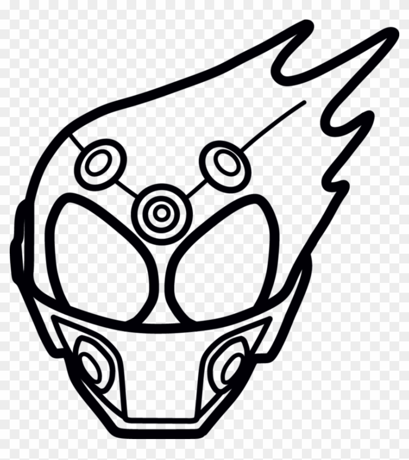 Kamen Rider Meteor Helmet Design By Dracoknight92 - Kamen Rider Meteor Helmet #250136