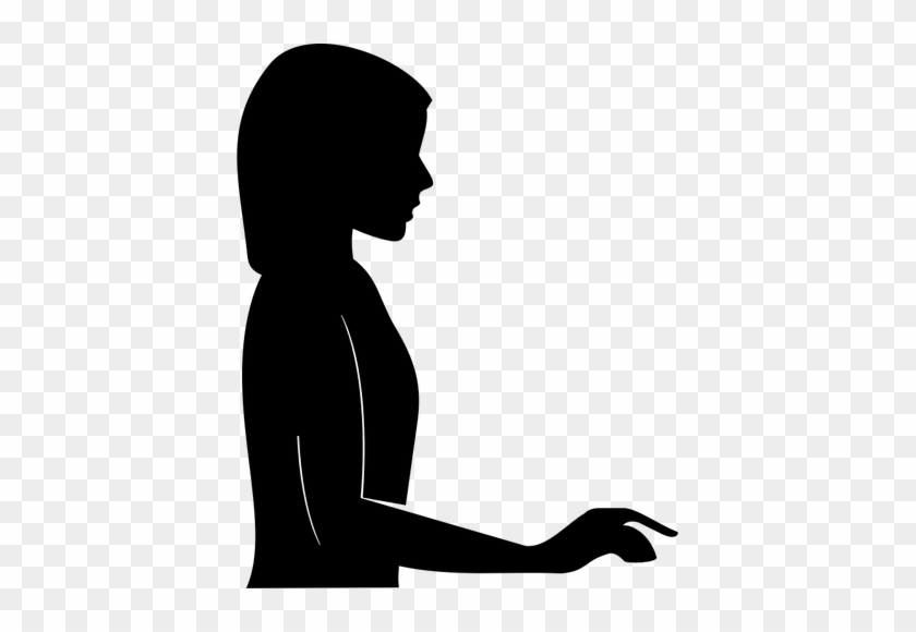 Female Warrior Silhouette Public Domain Vectors - Silhouette Of Arm #250195