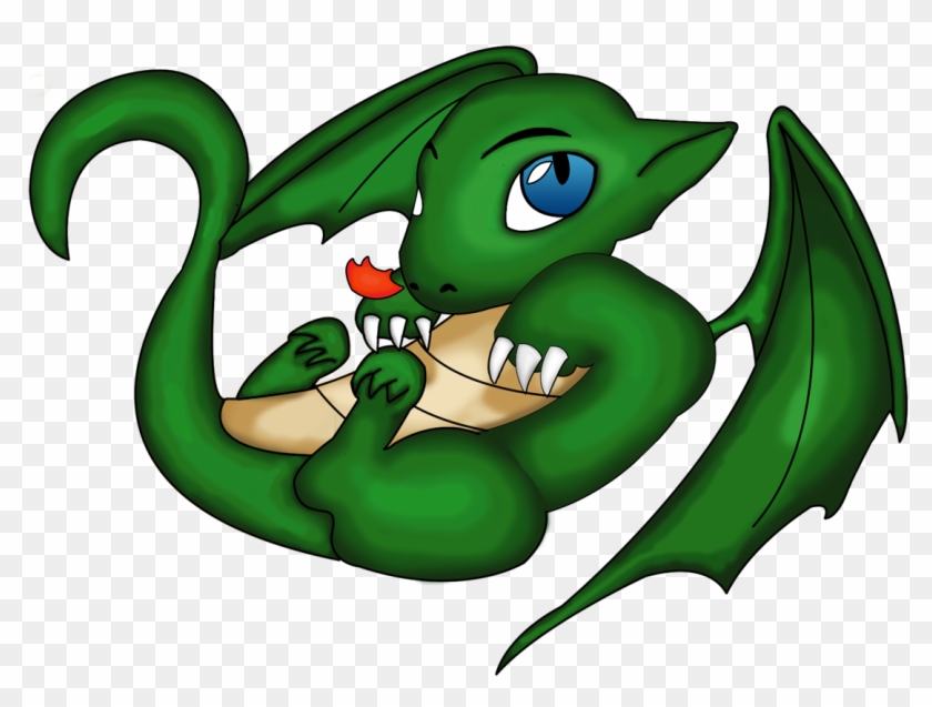 A Baby Green Dragon By Woopwoopwoop11 - Cartoon #250427