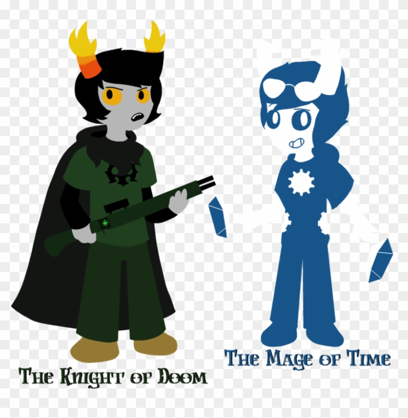 The Knight Of Doom And The Mage Of Time By Colours - Cartoon #250487