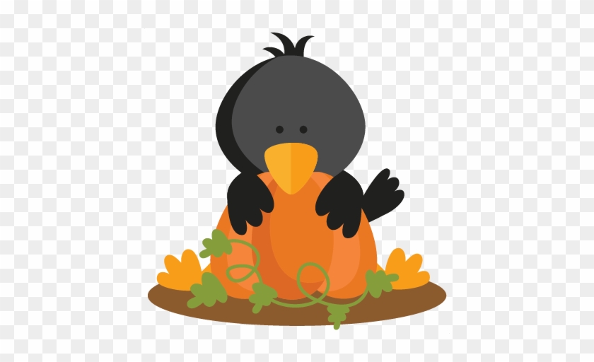 Crow Clipart Cute Fall - Cute Crow Clip Art #250600