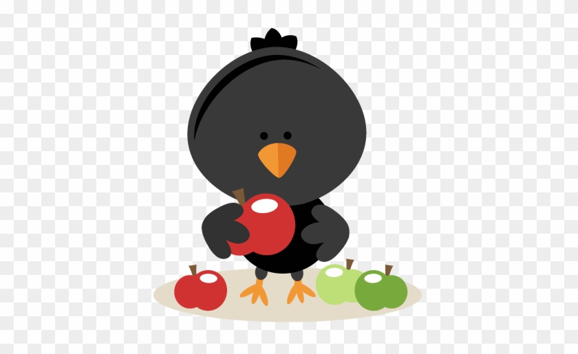 Crow Clipart Cute - Cute Baby Crow Clipart #250729