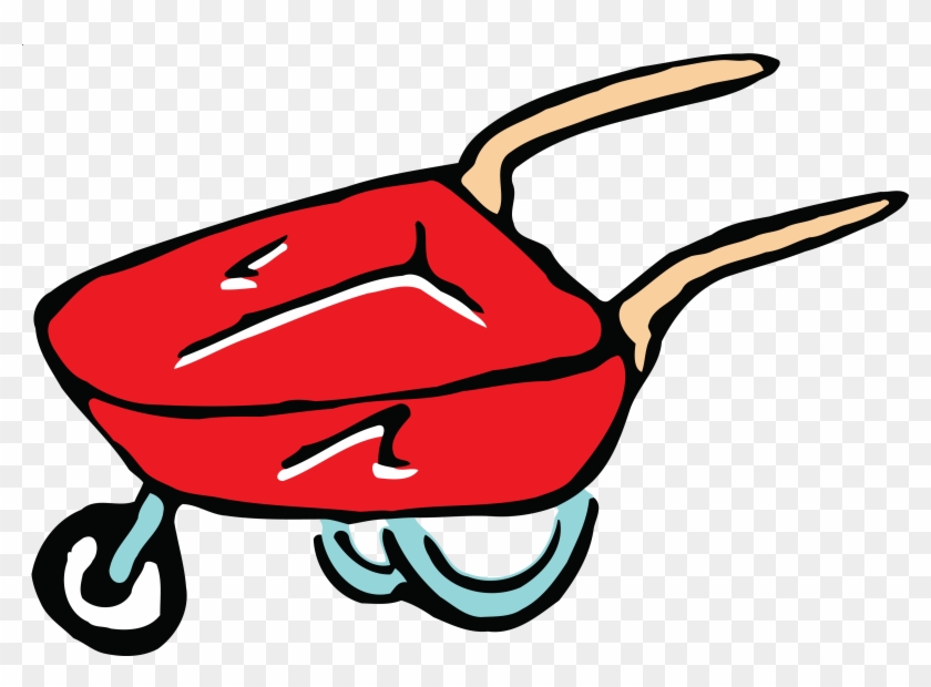 Free Clipart Of A Wheelbarrow - Garden Tools Clip Art #250908