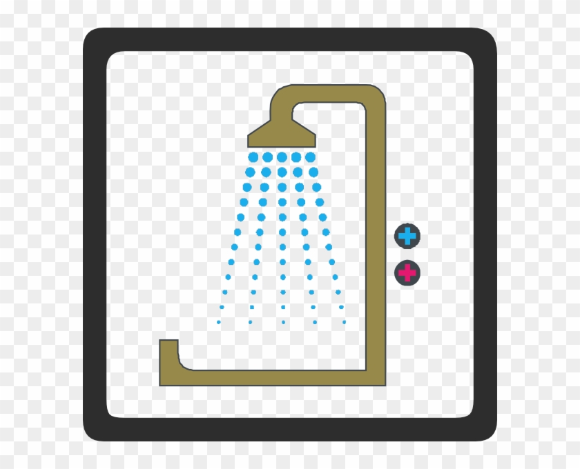 Shower Symbol Clip Art At Clker Com Vector Clip Art - Tabliczki Na Drzwi Wc / Prysznic Facelmann 52151 #250937
