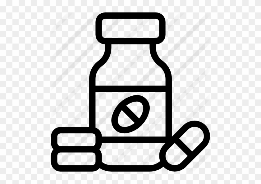 Pills Bottle Free Icon - Pills Bottle Free Icon #1604510