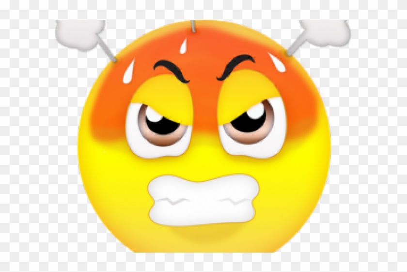 Angry Emoji Clipart Transparent Background - Angry Emoji Png #1604663