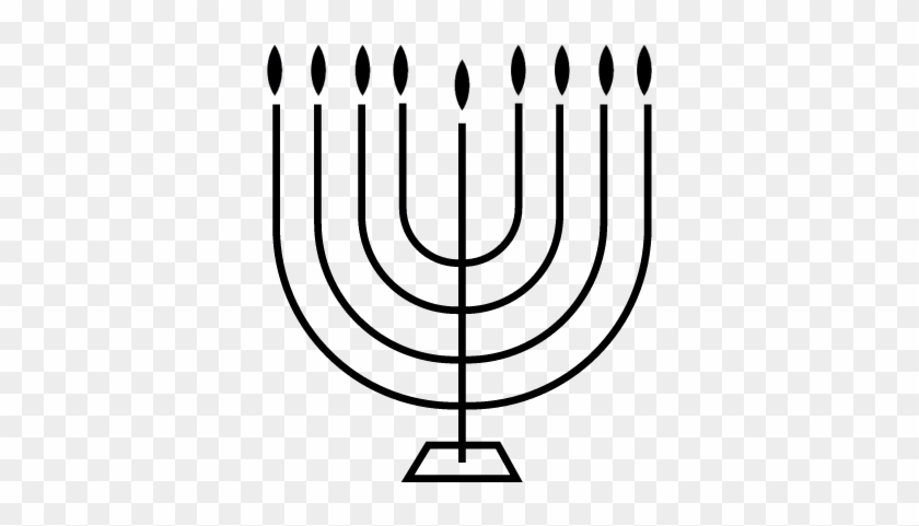 Menorah, Ios 7 Interface Symbol Vector - Menorah Template Simple #1604774