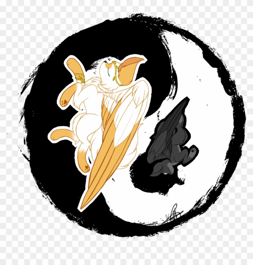 [fan Art] Castle Cats-yin And Yang By Crazydemon982 - Illustration #1605374