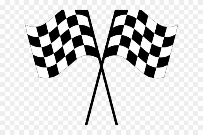 Flag Clipart Race Car - Vector Checkered Flag Png #1605509