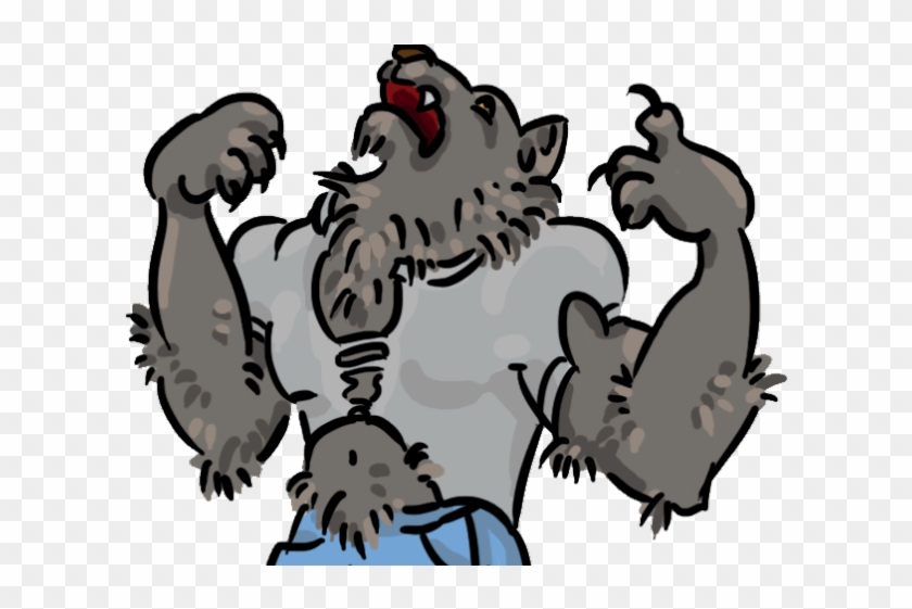 Werewolf Clipart Transparent Background - Cartoon #1605522