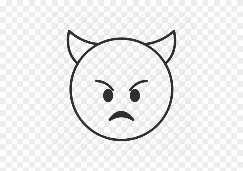 Image Royalty Free Library Smileys - Cómo Dibujar Un Emoji Diablo #1605765