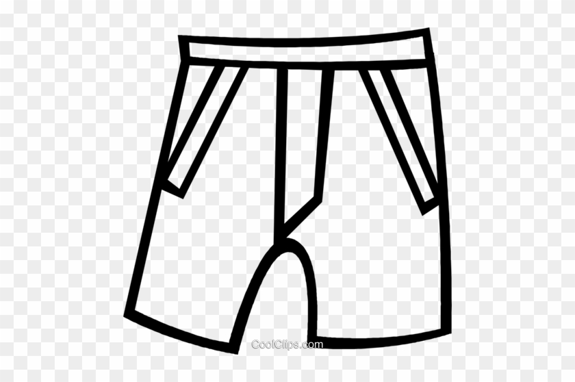 Shorts Royalty Free Vector Clip Art Illustration - Shorts Royalty Free Vector Clip Art Illustration #1606188
