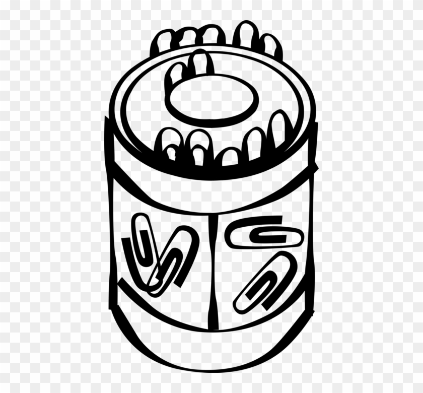Paper Clip Or Paperclip Fastener Vector Image - Paper Clip Or Paperclip Fastener Vector Image #1606498
