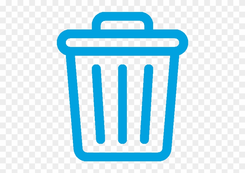 Trash Can With Lid - Dustbin Icon Png #1606766