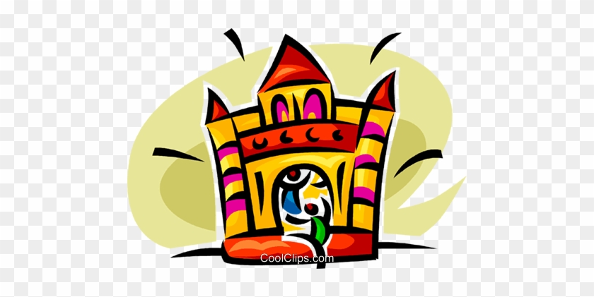 Fun House Royalty Free Vector Clip Art Illustration - Fun House Royalty Free Vector Clip Art Illustration #1607067