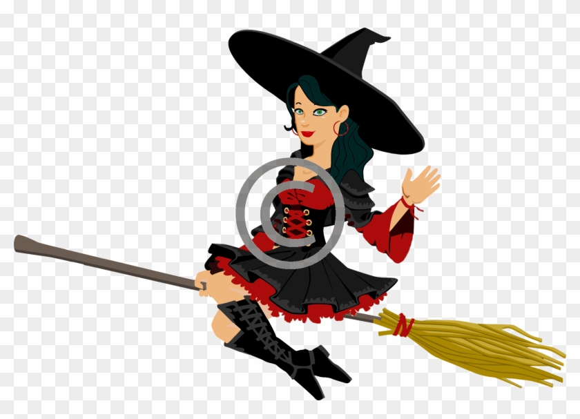 Collection Of Broom Drawing Png High Ⓒ - Flying Witch #1607077