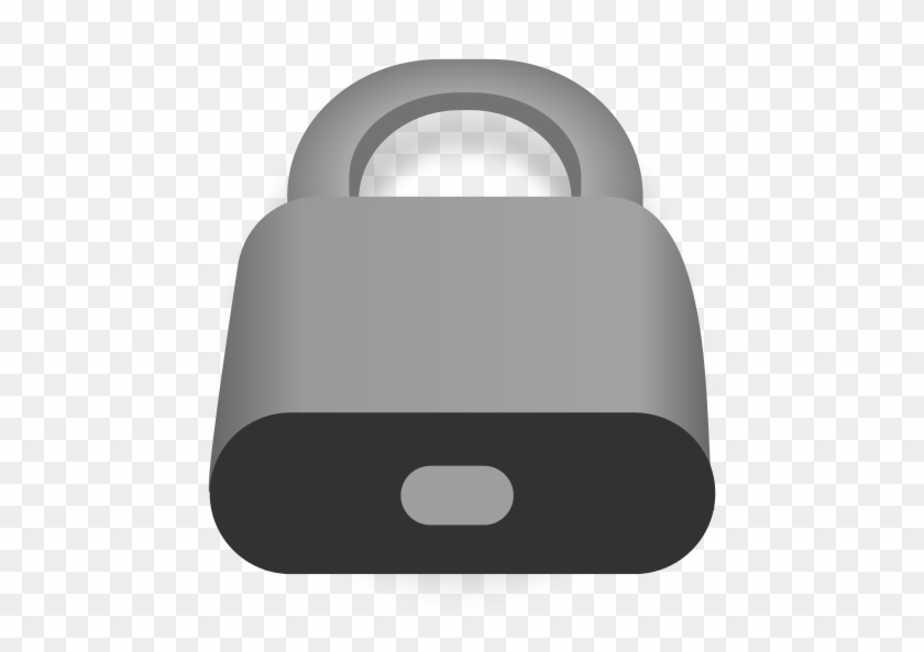 Padlock Clipart Simple - Security #1607176