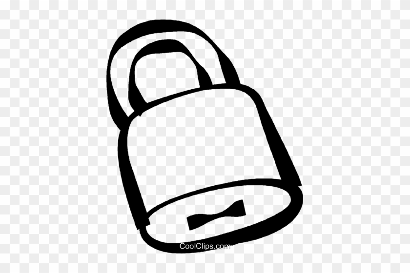 Padlock Royalty Free Vector Clip Art Illustration - Vorhängeschloss Clipart #1607177