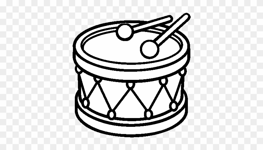 Saxophone Free Colouring Pages - Dibujo De Tambor #1607737
