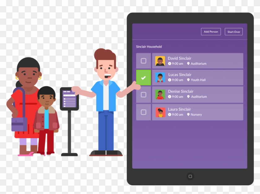 Make It Easy For Families To Quickly Check In Using - Check #1607852