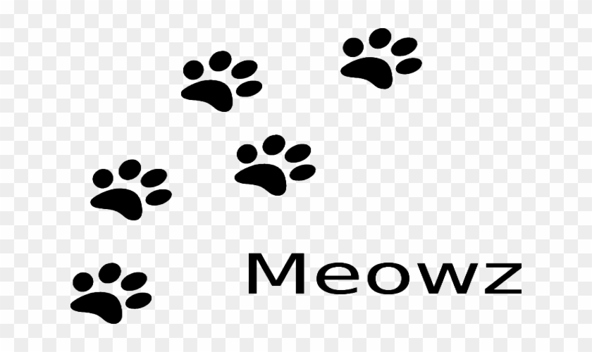 Cat Paw Print Clipart Cat Dog Clip Art - Cat Paw Print Drawing #1607970