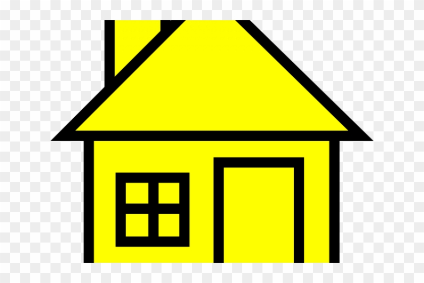 House Clipart Yellow - House Free Clipart Transparent #1608304