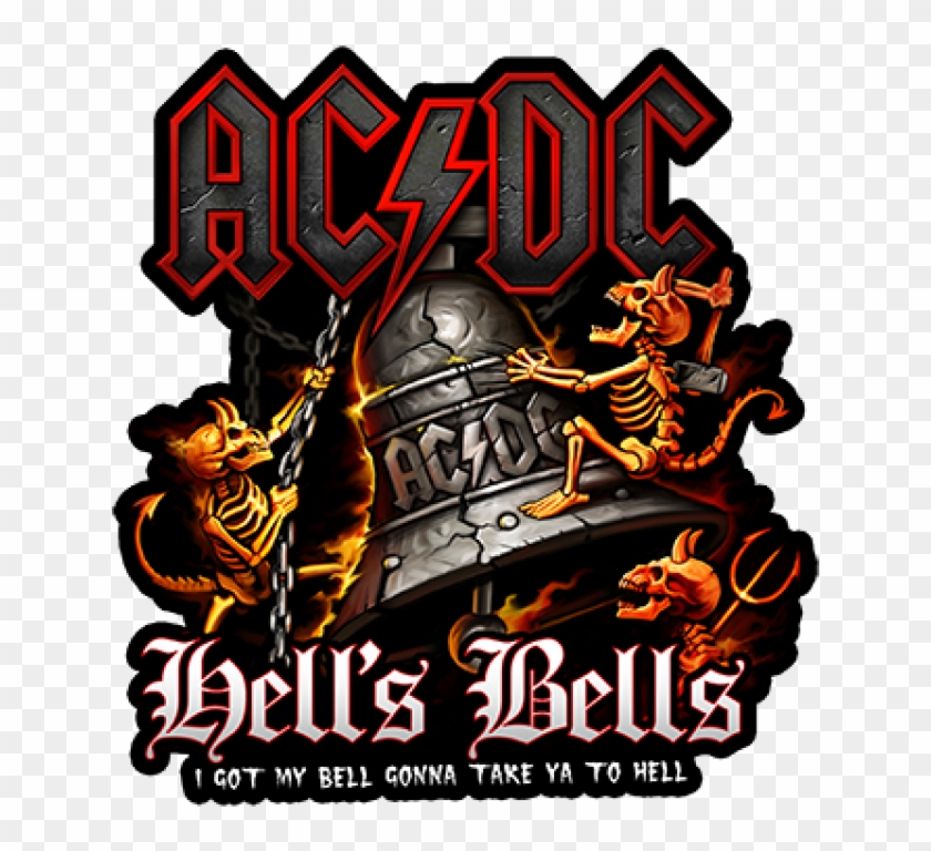 Наклейка Ac Dc - Ac Dc Hells Bells T Shirt #1608309