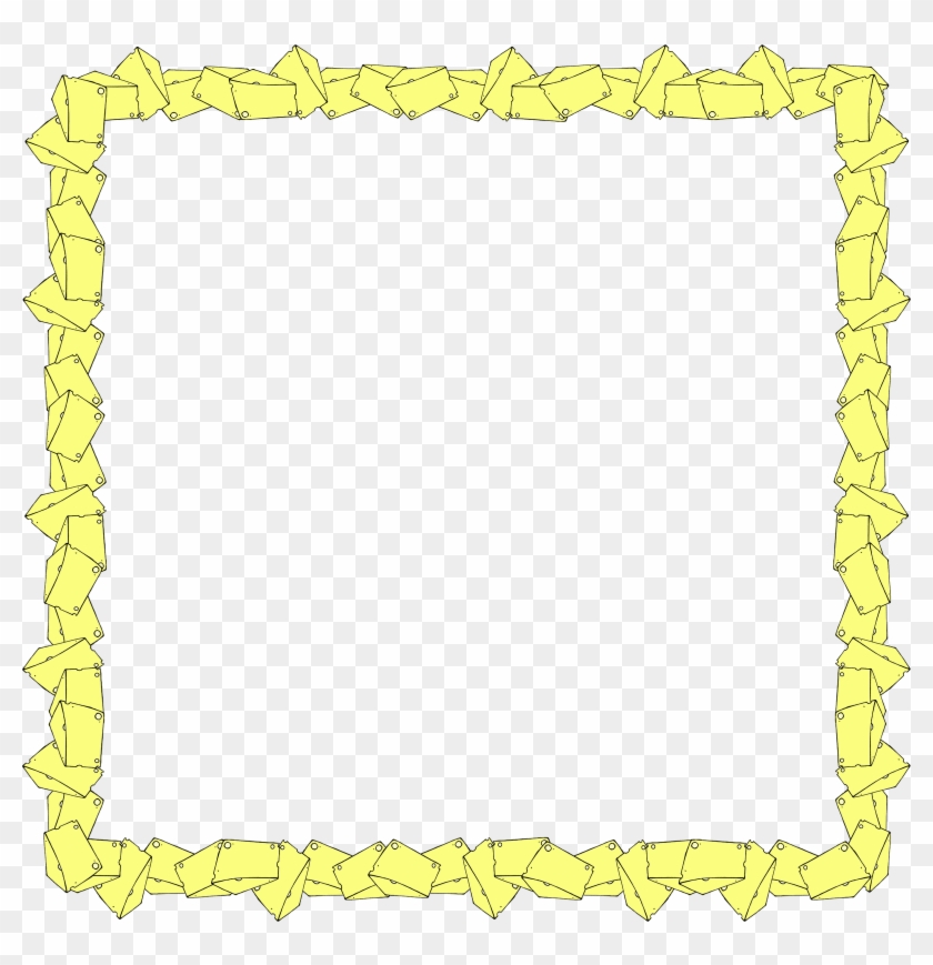 Border Clipart - Transparent Cheese Border #1608603