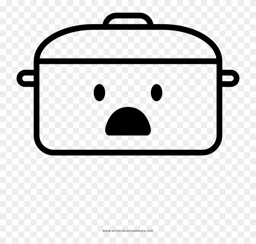 Cooking Pot Coloring Page - Coloring Book #1609344