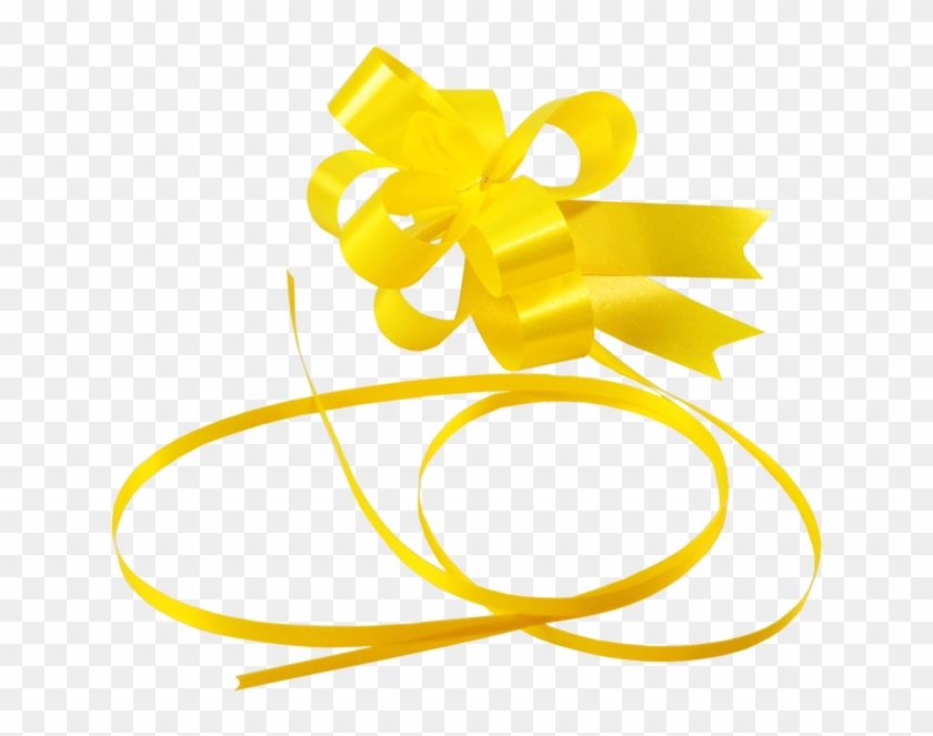 Bow, Pp, 19mm, Ø100mm, Yellow - Bow, Pp, 19mm, Ø100mm, Yellow #1609991