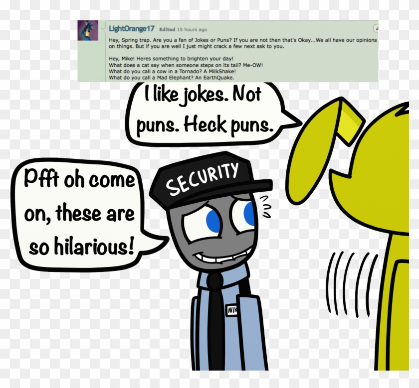 Ask By Fnafcrew Qa Transparent Background - Fnaf Deviantart Jokes #1610000