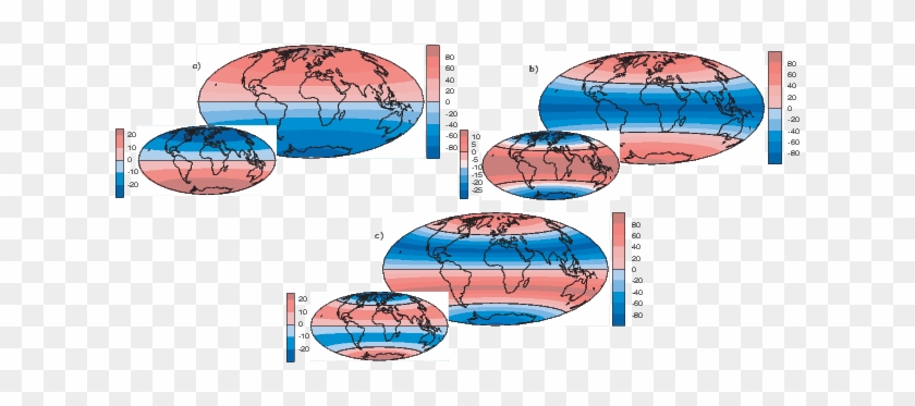 Examples Of Potential Fields And Maps Of The Associated - Geocentric Axial Dipole Field #1610507