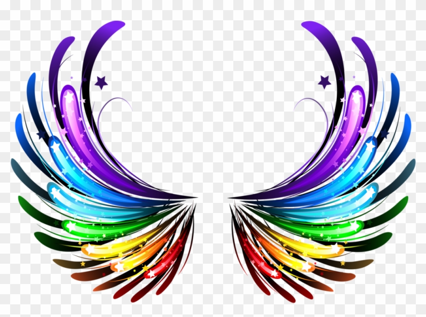 Фото, Автор Soloveika На Яндекс - Rainbow Wings Png Logo #1610554