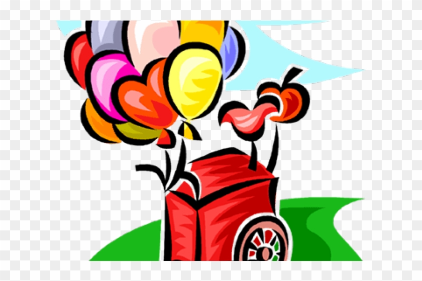 Balloons Clipart Cart - Balloons Clipart Cart #1610576