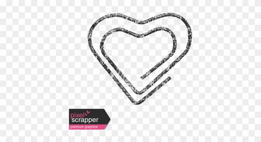 Softly Falling Heart Clip 1 Graphic By Marisa Lerin - Heart #1610678
