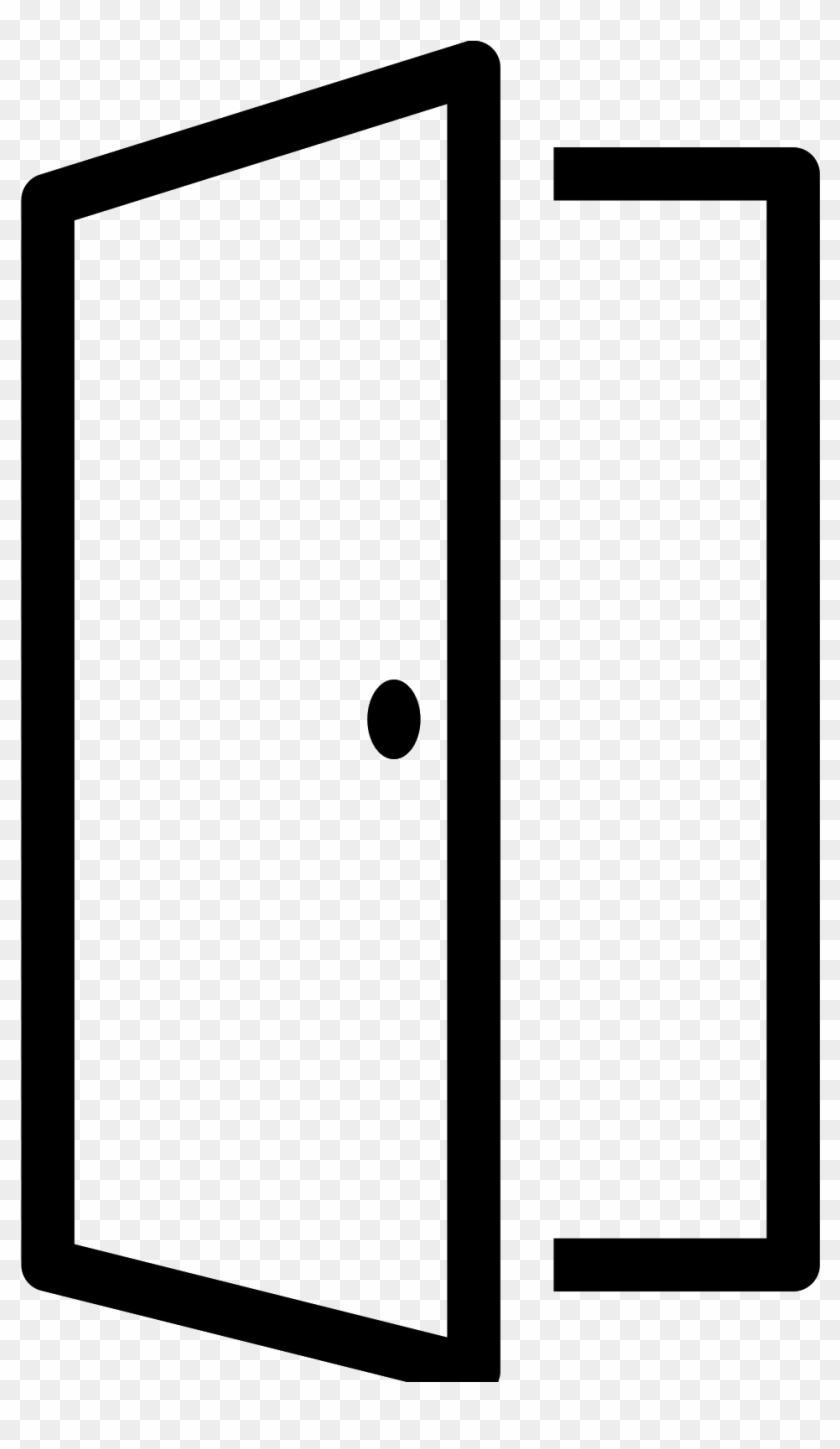Door Opened Icon - Icone Porte Ouverte #1610690