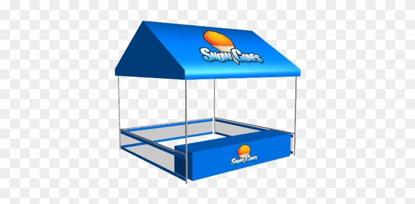Printed Snow Conetent Top - Popcorn Sales Tent #1611505