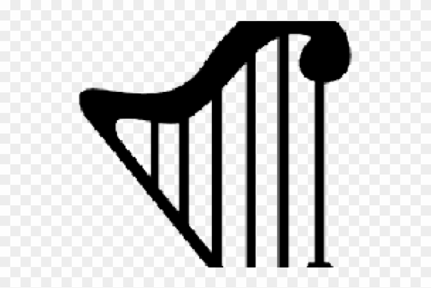 Hand Clipart Harp - Harp Clip Art #1611680