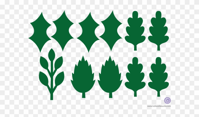Poinsettia Flower Template - Emblem #1612360
