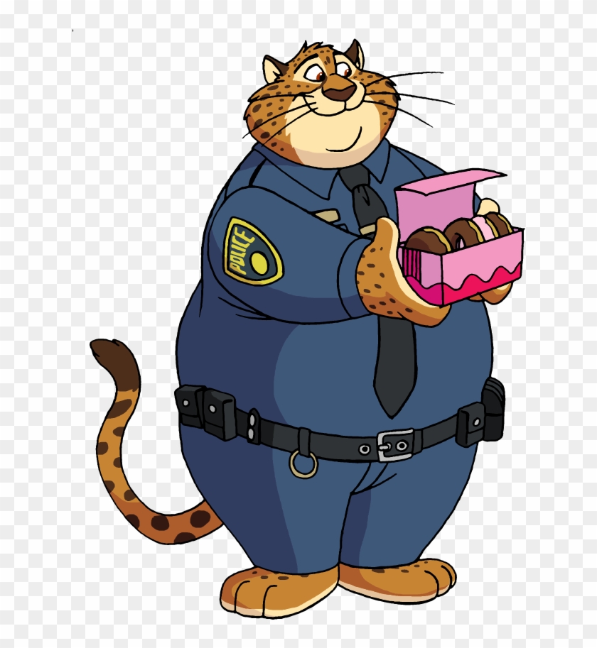 Benjamin Clawhouser With Donuts By Lionkingrulez - Cartoon #1612608