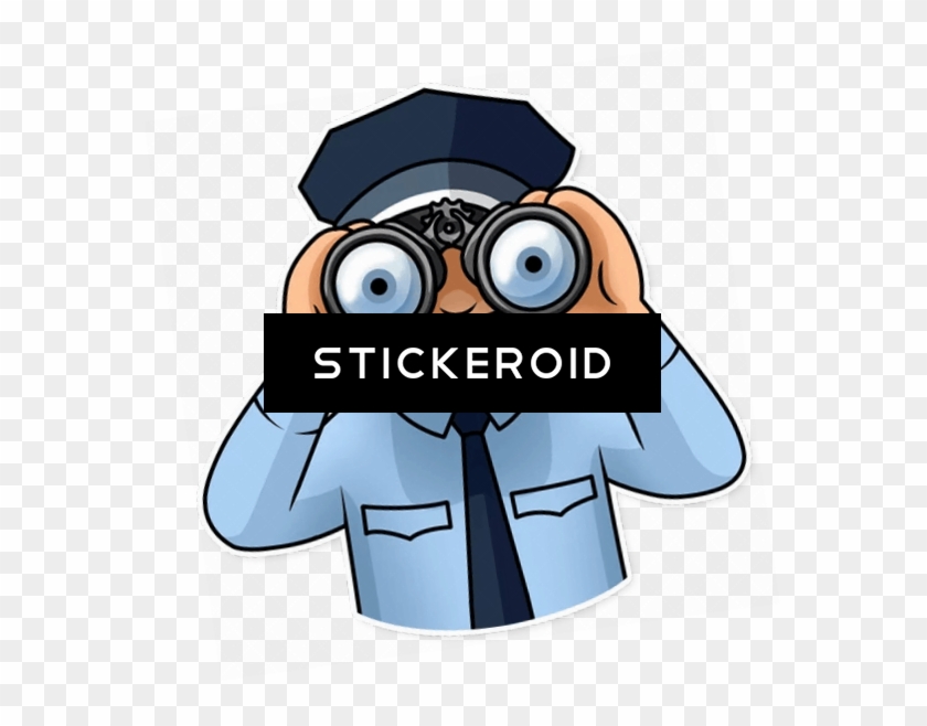 Watcher Spy Police Moderator - Cartoon #1612973