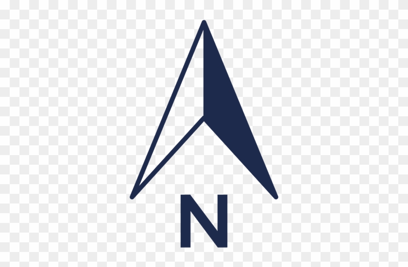 Simple Arrow Ubication Transparent - Norte Png #1613117