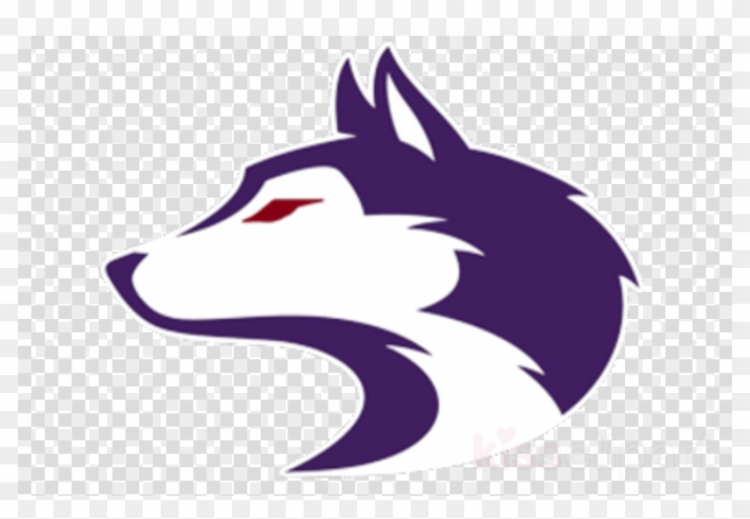 Pittsburgh Huskies Hockey Logo Clipart Siberian Husky - Clip Art #1613537