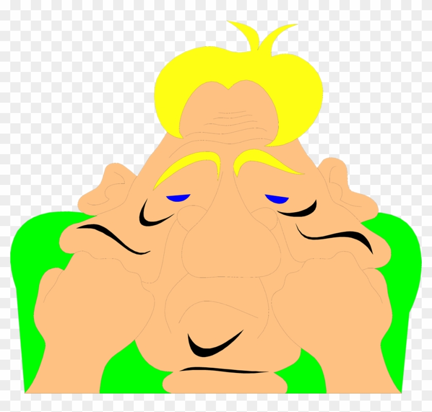 Bored Face Clip Art - Cartoon #1614180