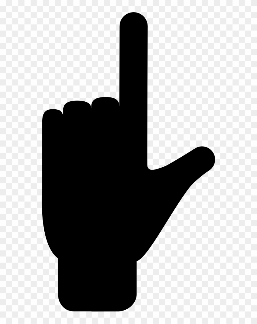 Fingers Silhouette At Getdrawings - Sign #1614565