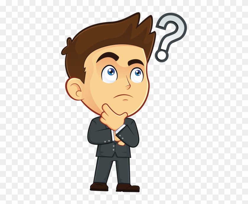 Thinking Clip Art - Confused Cartoon #1614680