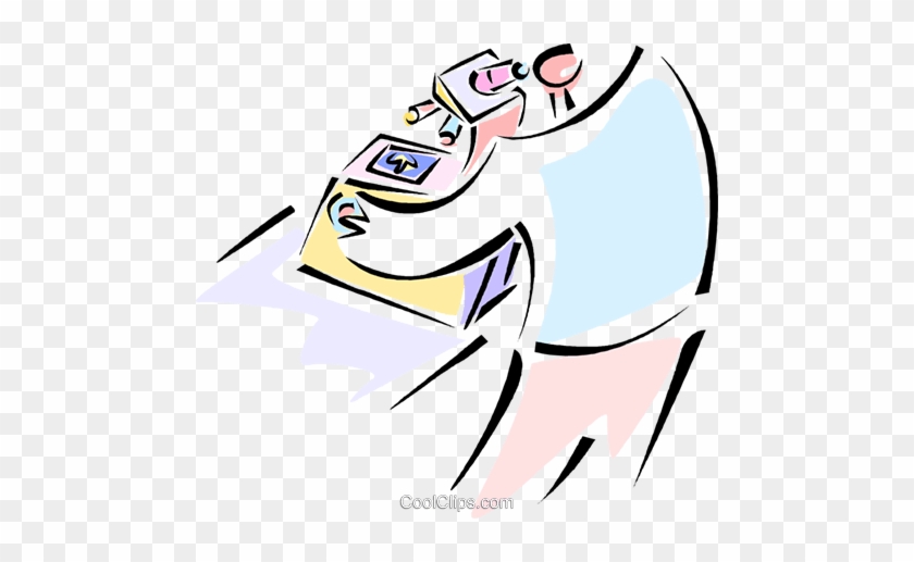 Researcher With Microscope Royalty Free Vector Clip - Researcher With Microscope Royalty Free Vector Clip #1615206