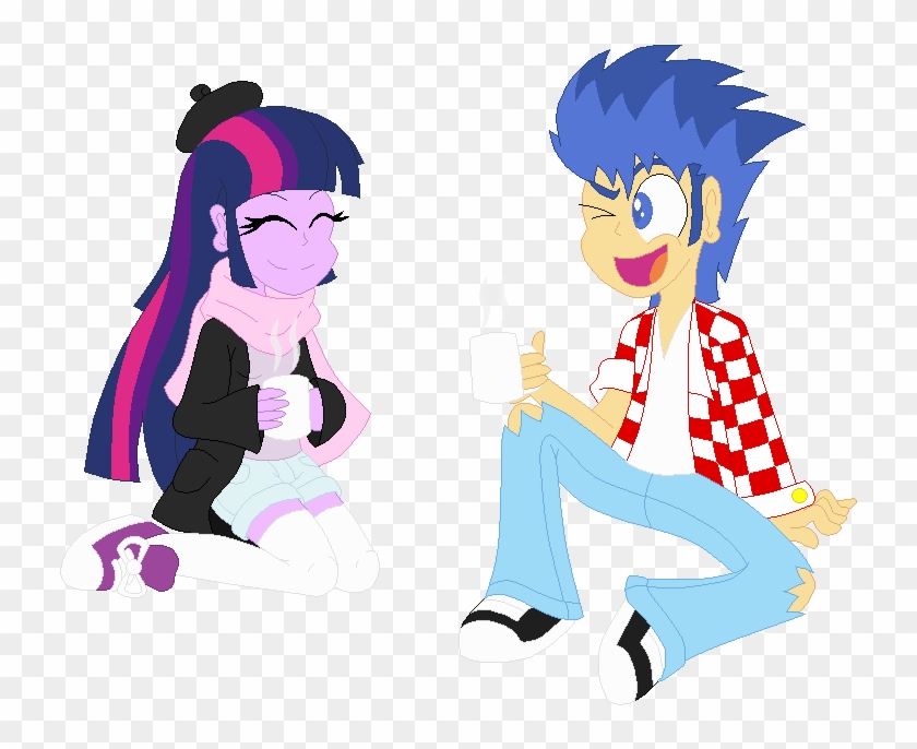 Thelunarmage, Coffee, Date, Equestria Girls, Female, - Cartoon #1615273