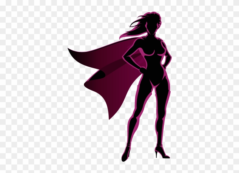 Image Result For Female Super Hero Symbol Bathroom - Superhero Woman Silhouette #1615539