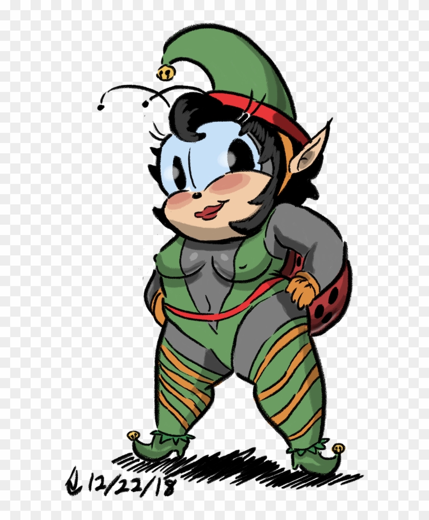 I Am Santa's Saucy Little Helper 😉🎄🎅 - Cartoon #1615655